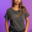 Pride Unity Charcoal Cotton Everyday Women's T-Shirt