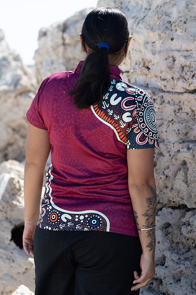 Celebration Black Bamboo Essence Women's Fitted Polo Shirt