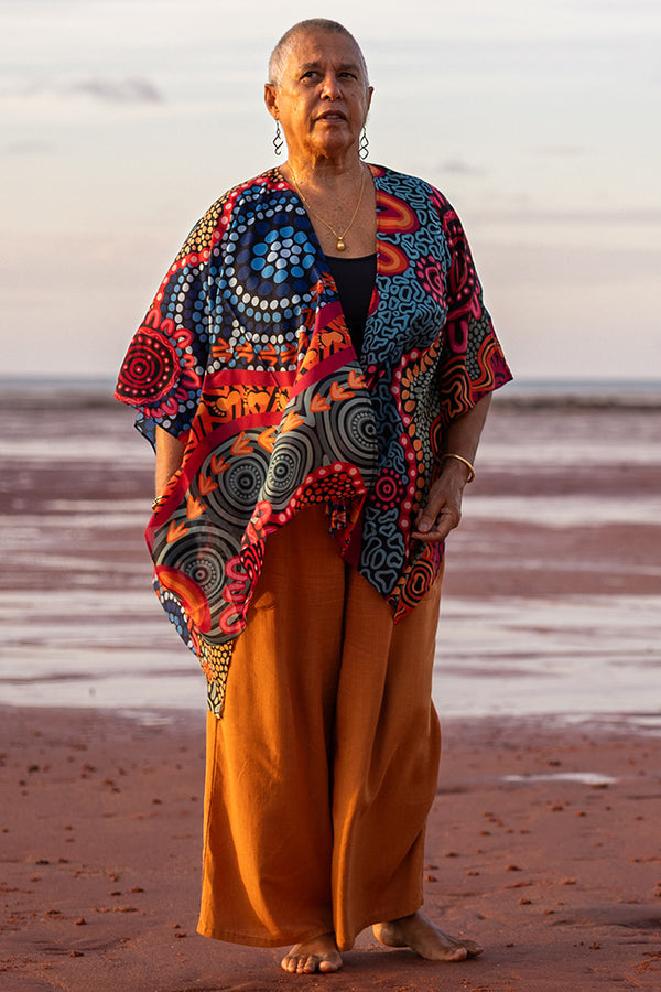 Wurung (Branches) Chiffon Shawl