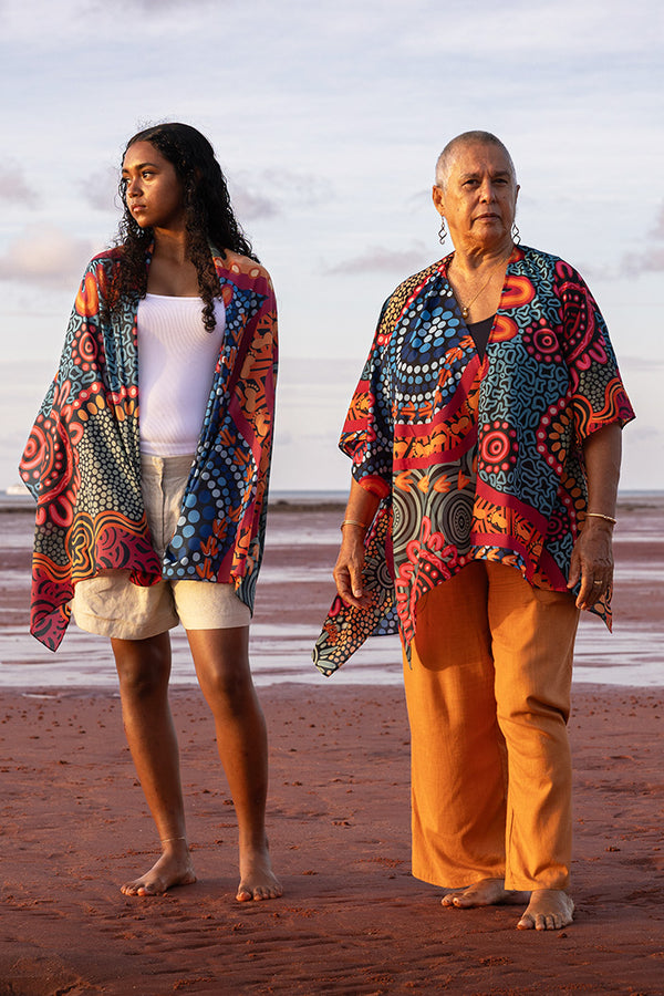 Wurung (Branches) Chiffon Shawl