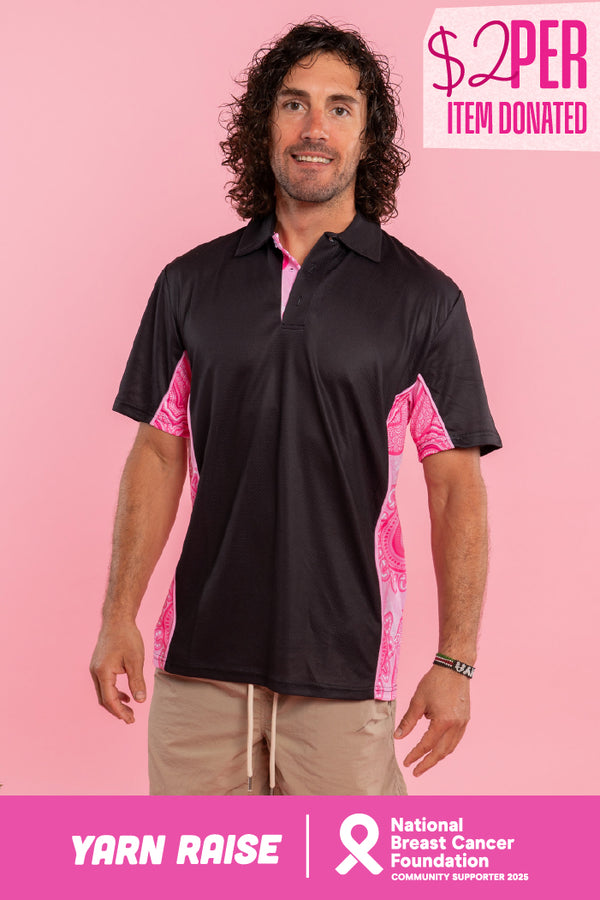 Sacred Women's Way Black Bamboo (Simpson) Unisex Polo Shirt