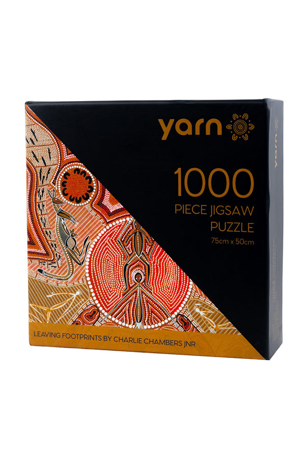 Leaving Footprints 1000 Piece Indigenous Artwork Puzzle