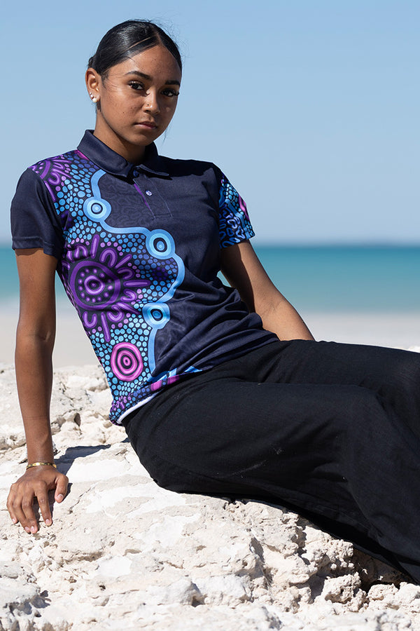 Flourish Essence Women's Fitted Polo Shirt