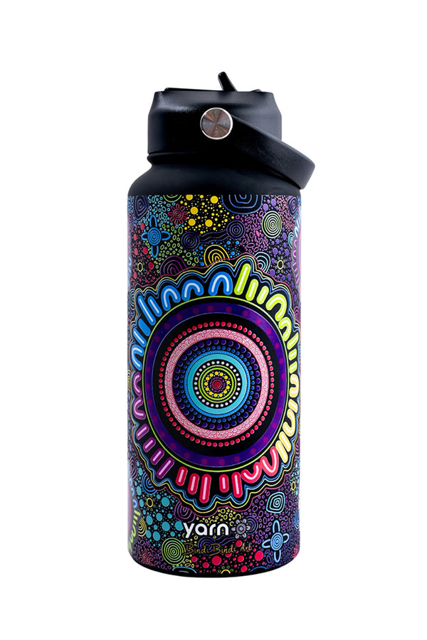 Together 1L Insulated Stainless Steel Drink Bottle with Handle - Pride Worn Proudly