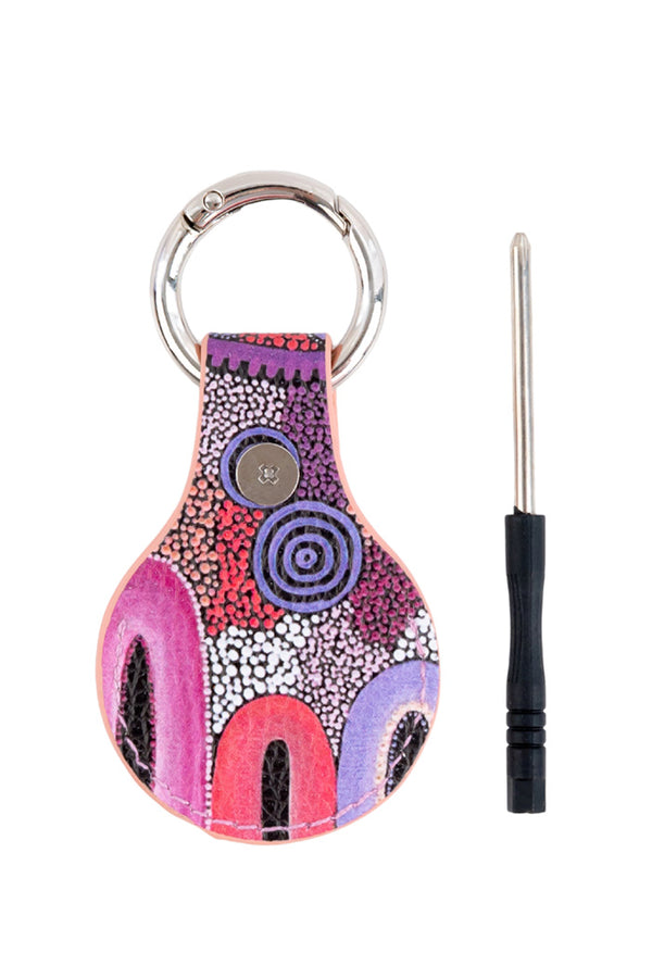 Pink Colours Smart Tracker Holder Keychain