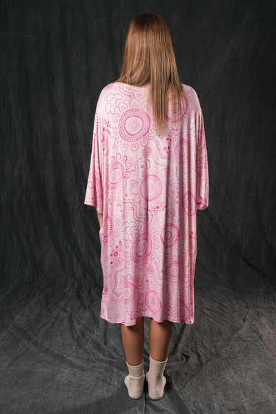 65,000 Years Strong Acid Wash Bamboo Oversized Sleep Tee