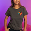 Pride Heart Charcoal Cotton Everyday Women's T-Shirt