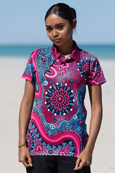 Muru To Our Biriwal (Pathway To Our Future) Women's Fitted Polo Shirt main image 1
