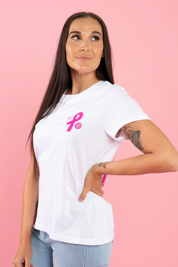 Sistas Save Sistas White Cotton Crew Neck Women's T-Shirt