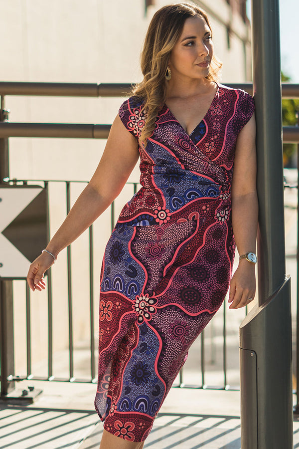 Friendship V Neck Women's Midi Dress