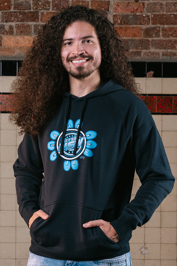 Brotherhood Navy Cotton Blend Unisex Hoodie