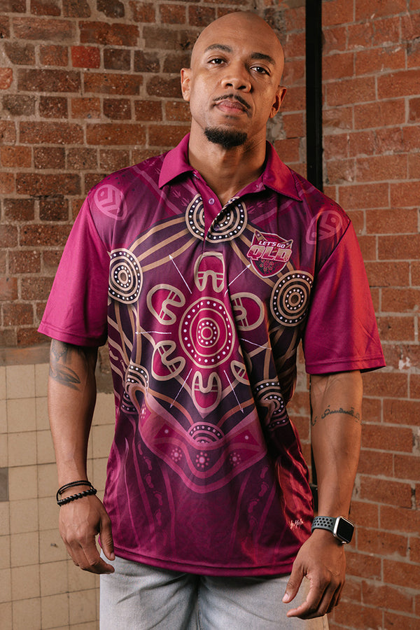 Maroon Warrior Unisex Polo Shirt