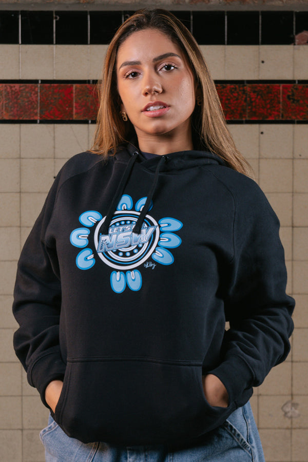 Brotherhood Navy Cotton Blend Unisex Hoodie