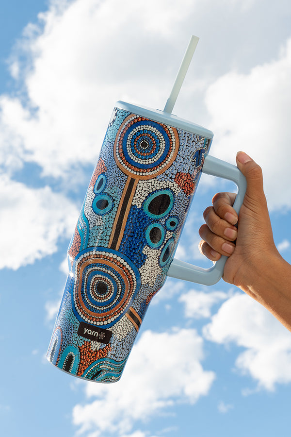 Calm Place 1.2L Stainless Steel Travel Tumbler