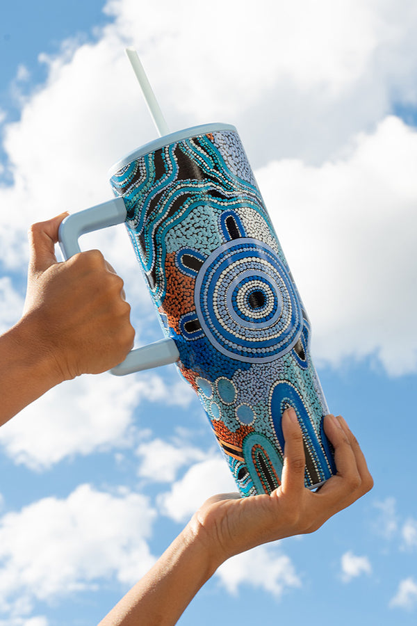 Calm Place 1.2L Stainless Steel Travel Tumbler