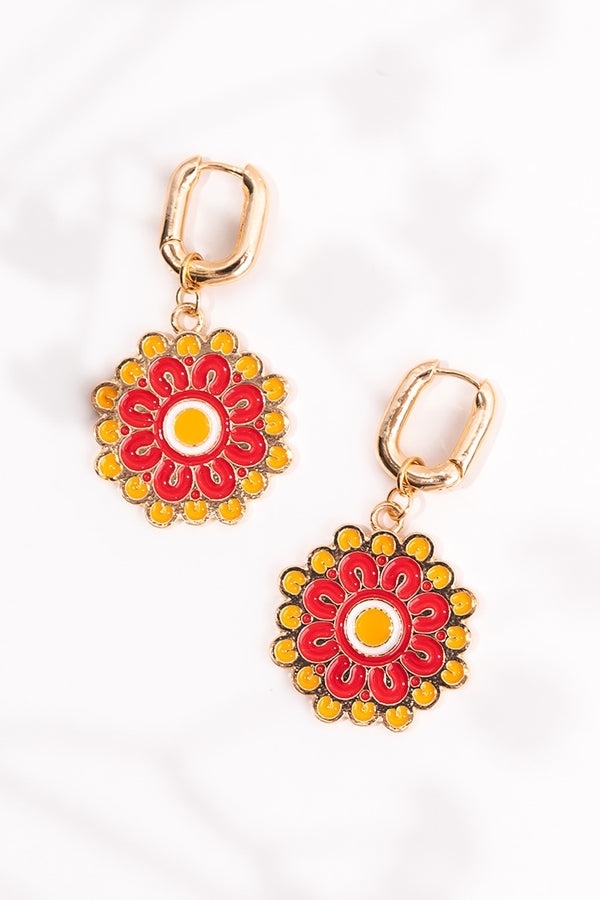 NAIDOC 2025 Gold Hoop Earrings