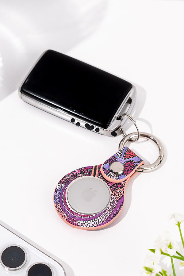 Pink Colours Smart Tracker Holder Keychain