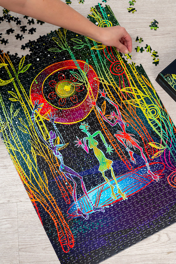 Celestial Rhythms 1000 Piece Indigenous Artwork Puzzle