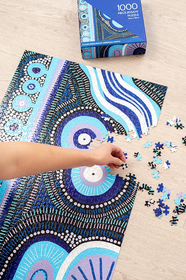 Future Dreaming 1000 Piece Indigenous Artwork Puzzle