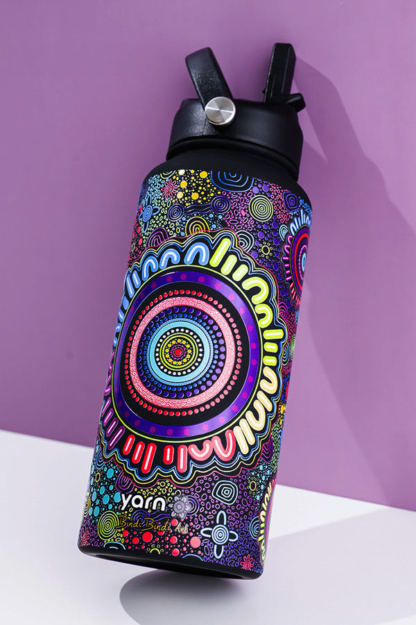 Together 1L Insulated Stainless Steel Drink Bottle with Handle - Pride Worn Proudly