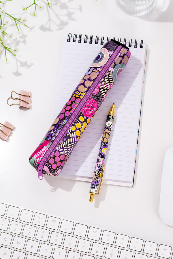 Legacy Small Rectangular Pencil Case with Pen