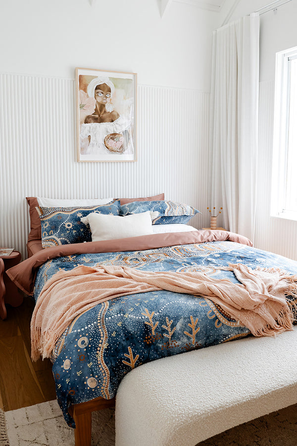 Yilawura (Night) 100% Cotton Quilt Cover Set