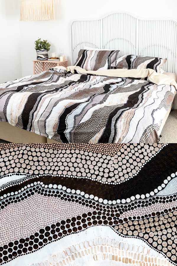 Warlangen (First Rain Storm) 100% Cotton Quilt Cover Set