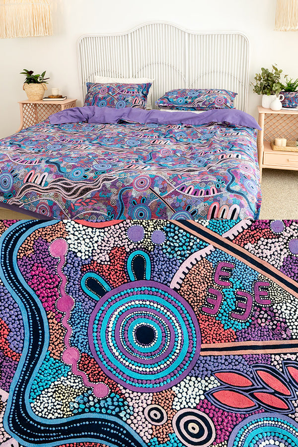 Grandmother's Country 100% Cotton Quilt Cover Set