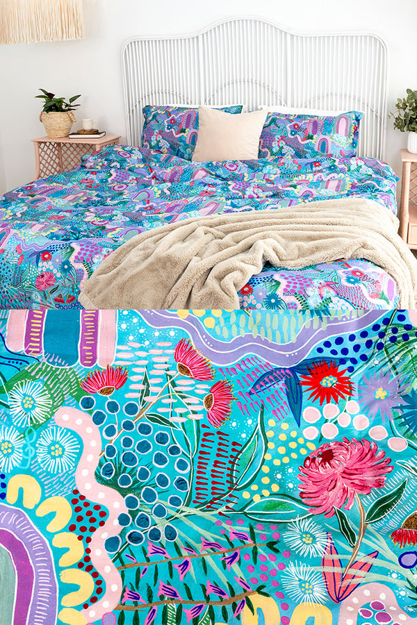 A Chapter Closing 100% Cotton Quilt Cover Set