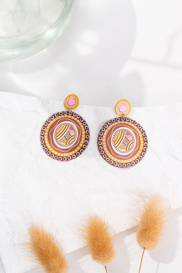 Rebirth Circle Statement Earrings