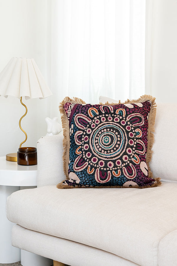 Bila 100% Cotton Knitted Cushion Cover (50cm x 50cm)