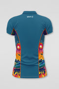 (Custom) Fire Spirit People NAIDOC 2024 Aqua Bamboo (Simpson) Polo Shirt