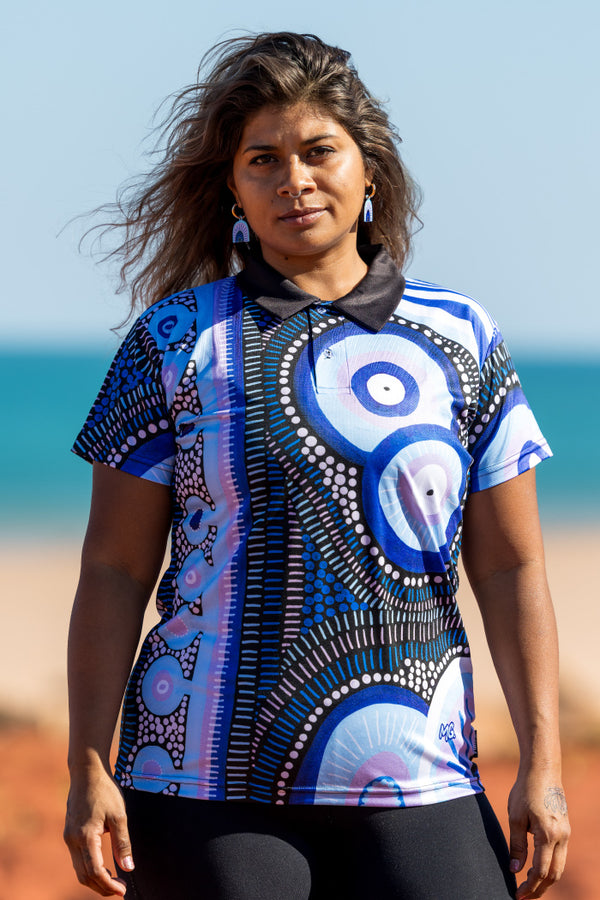 Future Dreaming Women's Fitted Polo Shirt