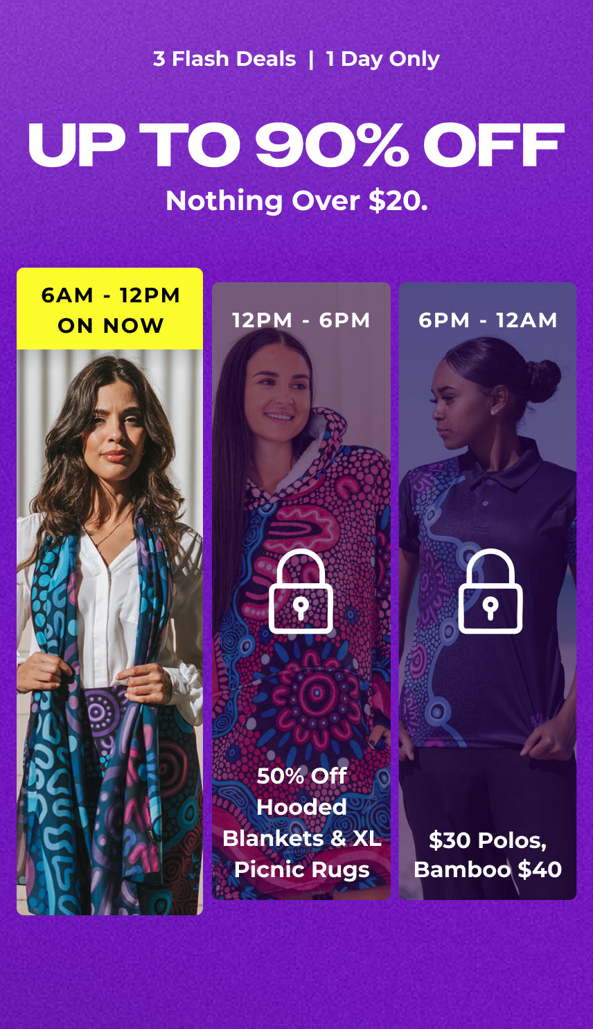 Flash Festival 6am-12pm: Up To 90% Off, Nothing Over $20