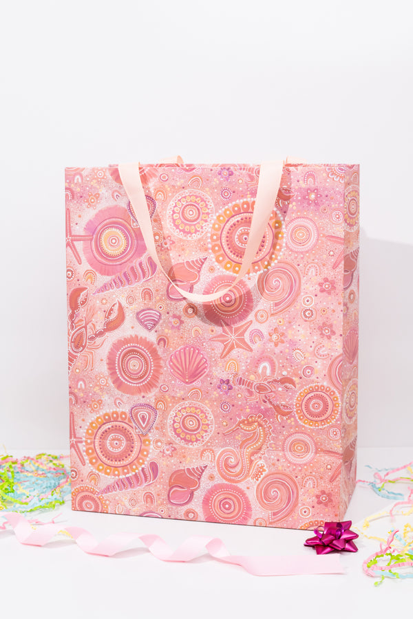 Salt & Soul Matte Ribbon Handled Gift Bag