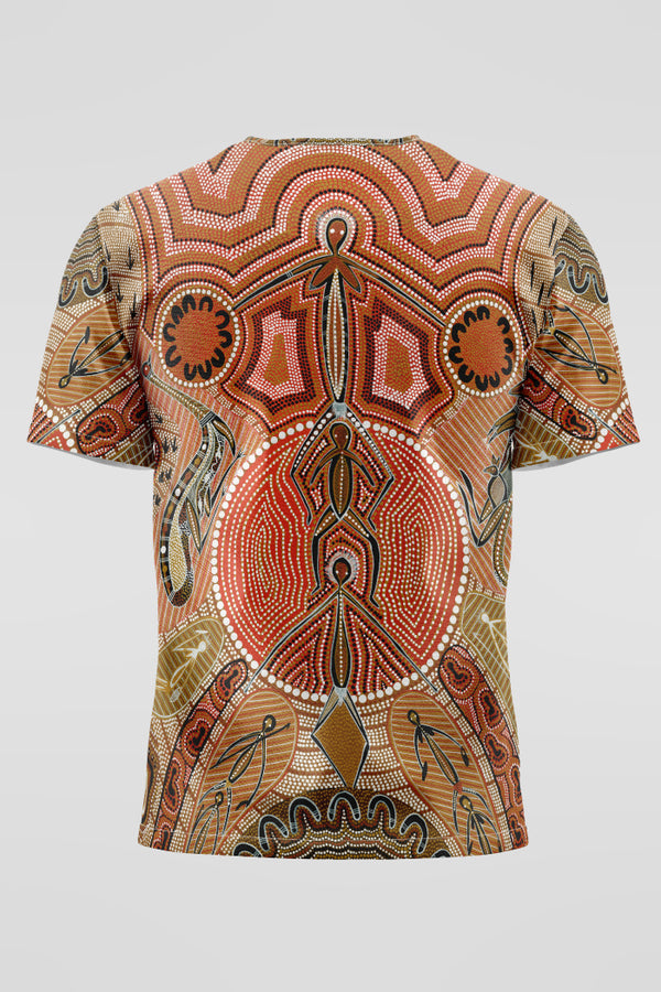 Leaving Footprints Unisex Three Pocket Scrub Top