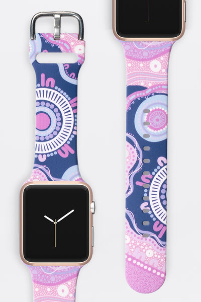 A Woman's Connection Silicon Apple Watch Strap