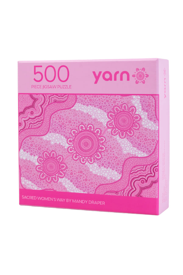 Sacred Women's Way 500 Piece Indigenous Artwork Puzzle