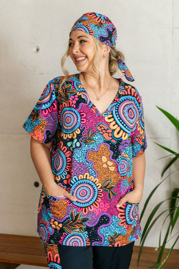 Celebration Women’s Three Pocket Scrub Top