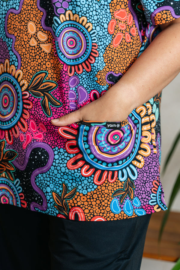 Celebration Women’s Three Pocket Scrub Top