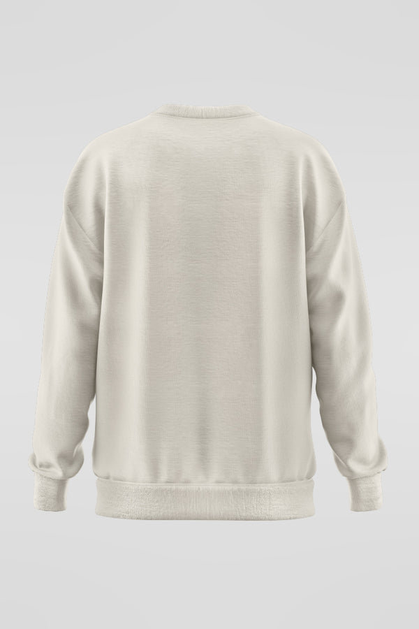 Imprint Of Change 'Reconciliation Week' Ecru Cotton Blend Crew Neck Unisex Sweatshirt