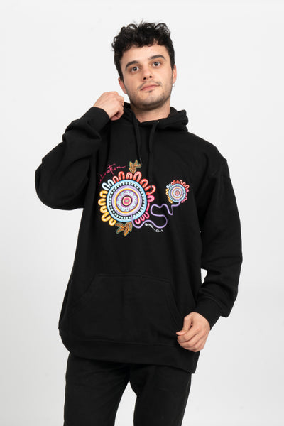 Imprint Of Change 'Reconciliation Week' Circle Navy Cotton Blend Unisex Hoodie