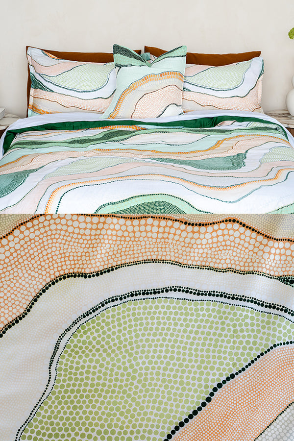 Coastal Yooroorroom (No. 2) 100% Cotton Quilt Cover Set