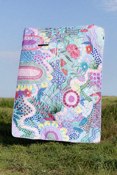 Aboriginal Picnic Blankets - Premium Quilted Picnic Rugs