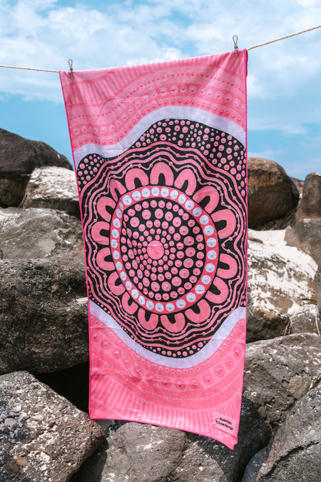 Boobie Sista Sand Free rPET Beach Towel (80x160cm)