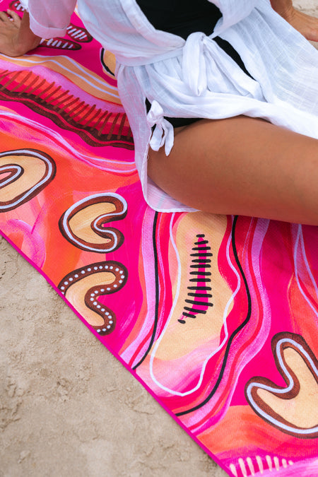 Always Growing Sand Free rPET Beach Towel (80x160cm)