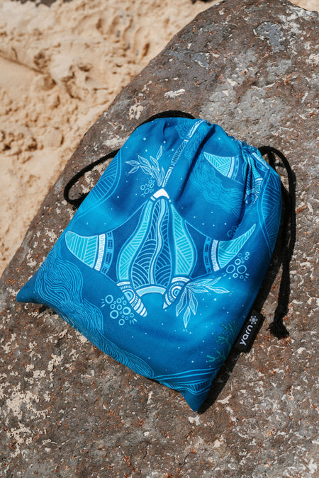 Stingray Journey Sand Free rPET Beach Towel (80x160cm)