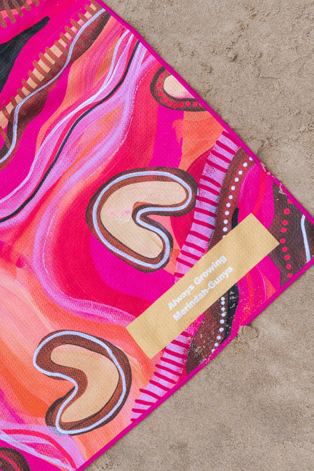 Always Growing Sand Free rPET Beach Towel (80x160cm)