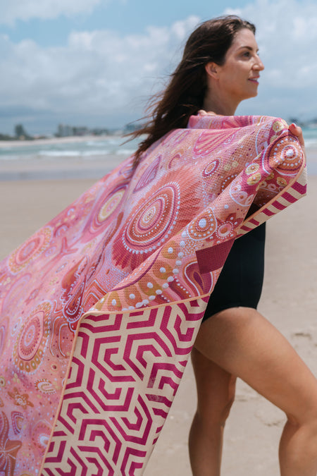 Salt & Soul Sand Free rPET Beach Towel (160x160cm)