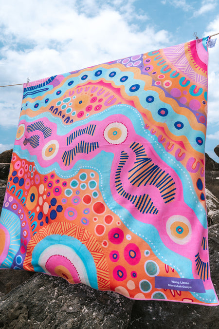 Wang Listen Sand Free rPET Beach Towel (160x160cm)